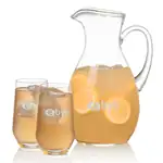 Geneva 66 oz Pitcher and 2 Bexley Highball Glasses Set
