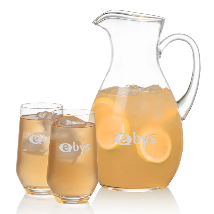 Geneva 66 oz Pitcher and 2 Bexley Highball Glasses Set