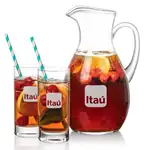 Geneva 66 oz Pitcher and 2 Dresden Highball Glasses Set