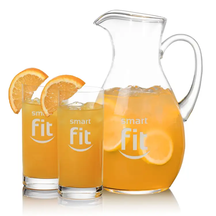 Geneva 66 oz Pitcher and 2 Franca Highball Glasses Set