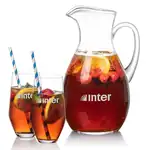 Geneva 66 oz Pitcher and 2 Graydon Highball Glasses Set