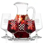 Geneva 66 oz Pitcher and 4 Breckland Cocktail Glasses Set