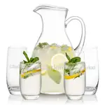 Geneva 66 oz Pitcher and 4 Charleston Highball Glasses Set