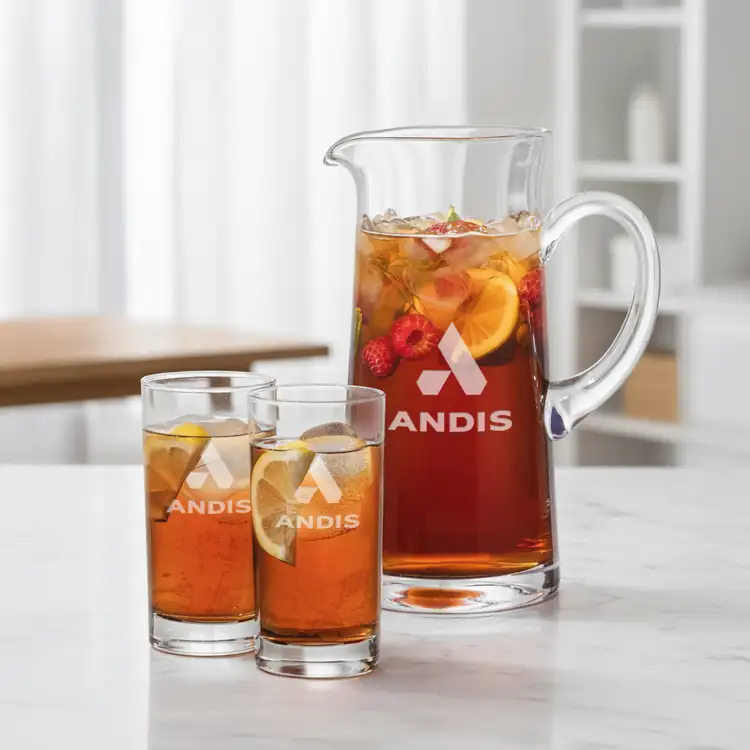 Malden 56 oz Pitcher and 2 Aristocrat Highball Glasses Set #3