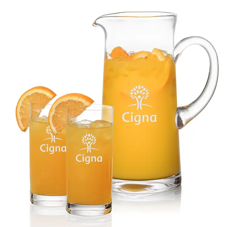 Malden 56 oz Pitcher and 2 Franca Highball Glasses Set