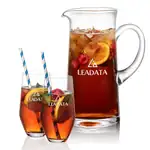 Malden 56 oz Pitcher and 2 Graydon Highball Glasses Set