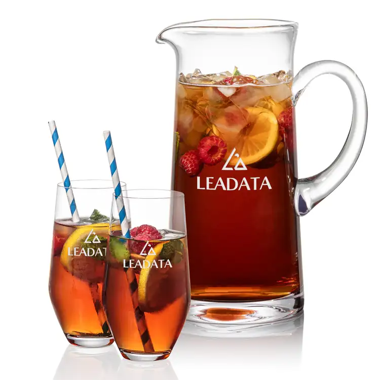 Malden 56 oz Pitcher and 2 Graydon Highball Glasses Set