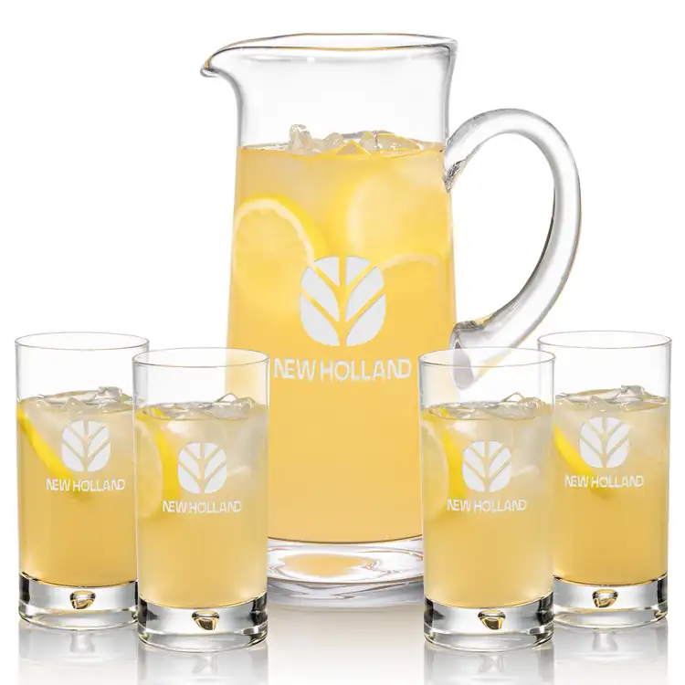 Ensemble pichet Malden 56 oz et 4 verres hauts Bastia