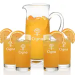 Malden 56 oz Pitcher and 4 Franca Highball Glasses Set