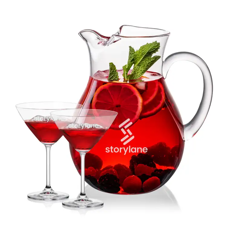 Montclair 60 oz Pitcher and 2 Coleford Cocktail Glasses Set
