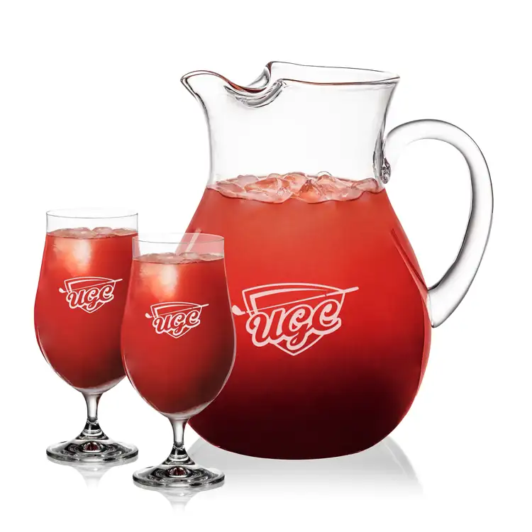 Montclair 60 oz Pitcher and 2 Rochdale Cocktail Glasses Set