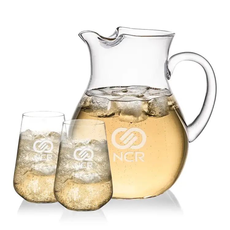 Montclair 60 oz Pitcher and 2 Breckland Highball Glasses Set