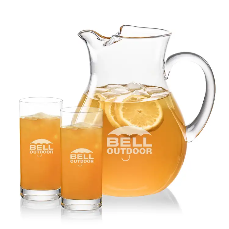 Montclair 60 oz Pitcher and 2 Franca Highball Glasses Set