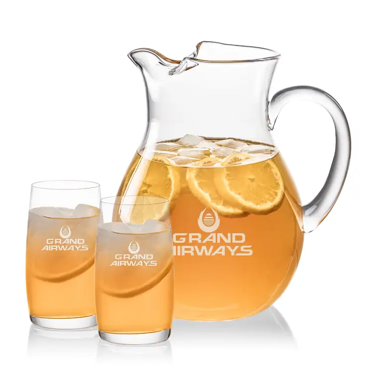 Montclair 60 oz Pitcher and 2 Valemount Highball Glasses Set