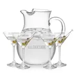 Montclair 60 oz Pitcher and 4 Burlington Cocktail Glasses Set