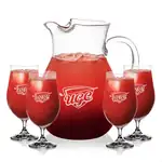 Montclair 60 oz Pitcher and 4 Rochdale Cocktail Glasses Set