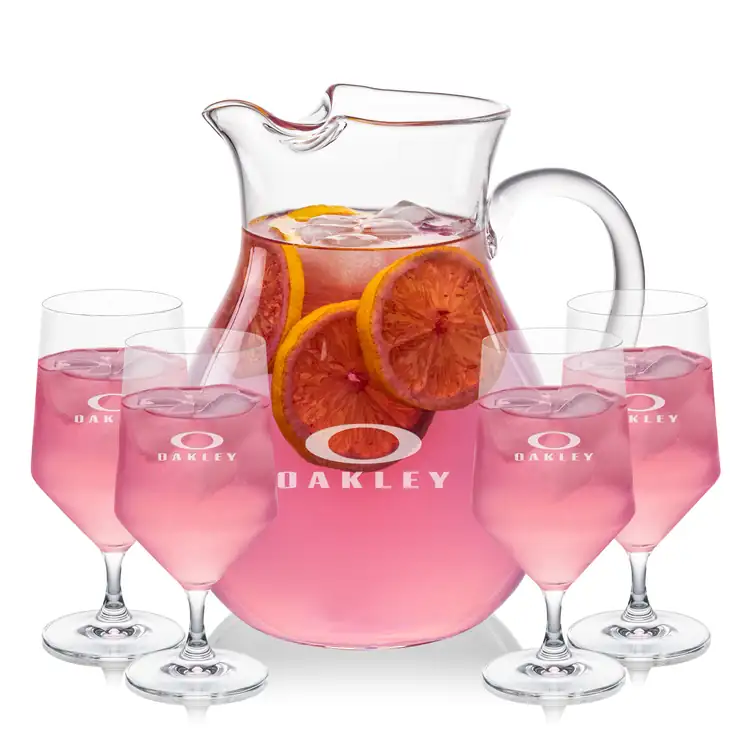 Montclair 60 oz Pitcher and 4 Tucson Cocktail Glasses Set