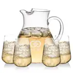 Montclair 60 oz Pitcher and 4 Breckland Highball Glasses Set