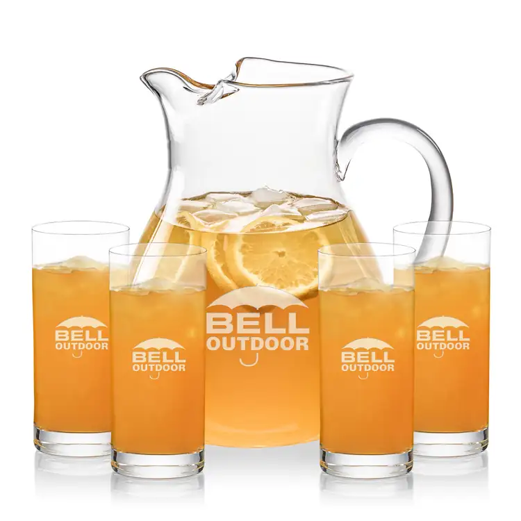 Montclair 60 oz Pitcher and 4 Franca Highball Glasses Set