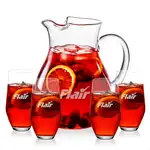 Montclair 60 oz Pitcher and 4 Graydon Highball Glasses Set