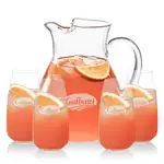 Montclair 60 oz Pitcher and 4 Hogarth Highball Glasses Set