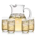 Montclair 60 oz Pitcher and 4 Nordic Highball Glasses Set