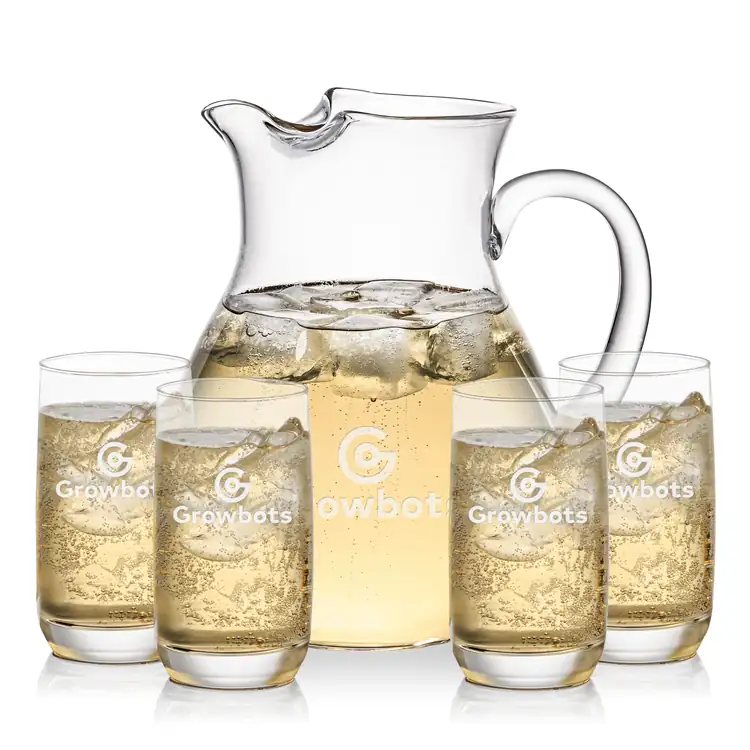 Montclair 60 oz Pitcher and 4 Nordic Highball Glasses Set