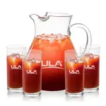 Montclair 60 oz Pitcher and 4 Waldorf Highball Glasses Set