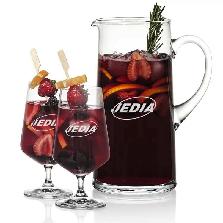 Rexdale 48 oz Pitcher and 2 Breckland Cocktail Glasses Set
