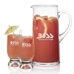 Rexdale 48 oz Pitcher and 2 Marland Cocktail Glasses Set