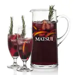 Rexdale 48 oz Pitcher and 2 Pinehurst Cocktail Glasses Set