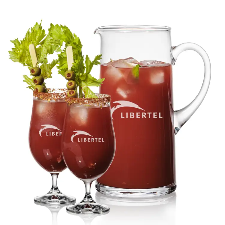 Rexdale 48 oz Pitcher and 2 Rochdale Cocktail Glasses Set