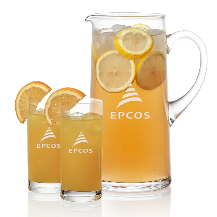 Rexdale 48 oz Pitcher and 2 Franca Highball Glasses Set