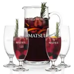 Ensemble pichet Rexdale 48 oz et 4 verres à cocktail Pinehurst
