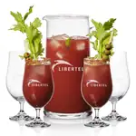 Ensemble pichet Rexdale 48 oz et 4 verres à cocktail Rochdale