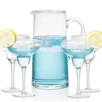 Ensemble pichet Rexdale 48 oz et 4 verres à cocktail St Tropez