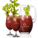 St Tropez 64 oz Pitcher and 2 Rochdale Cocktail Glasses Set