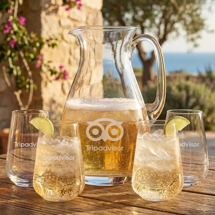 St Tropez 64 oz Pitcher and 2 Breckland Highball Glasses Set #2