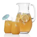 Ensemble pichet St Tropez 64 oz et 2 verres hauts Bretton