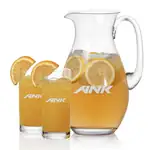 Ensemble pichet St Tropez 64 oz et 2 verres hauts Franca