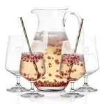 Ensemble pichet St Tropez 64 oz et 4 verres à cocktail Breckland