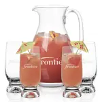 St Tropez 64 oz Pitcher and 4 Marland Cocktail Glasses Set