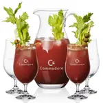 St Tropez 64 oz Pitcher and 4 Rochdale Cocktail Glasses Set