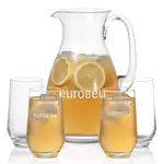 Ensemble pichet St Tropez 64 oz et 4 verres hauts Bexley
