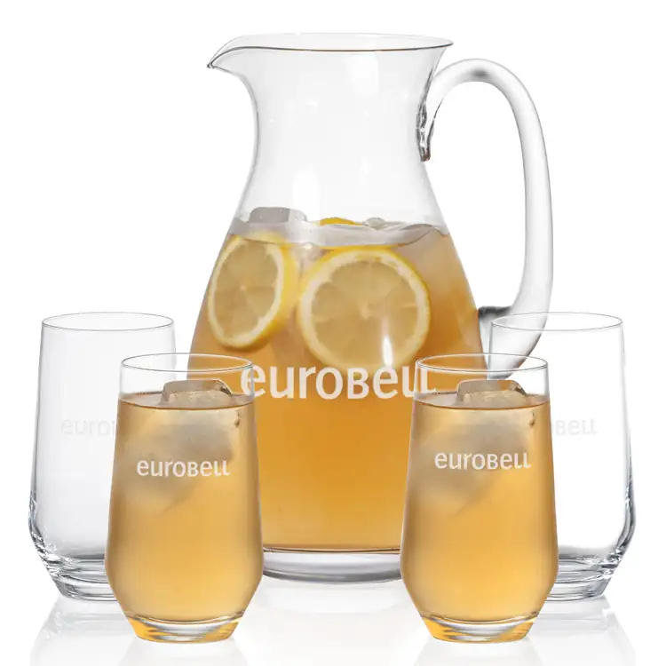 Ensemble pichet St Tropez 64 oz et 4 verres hauts Bexley