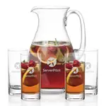 Ensemble pichet St Tropez 64 oz et 4 verres hauts Dresden