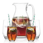Ensemble pichet St Tropez 64 oz et 4 verres hauts Graydon