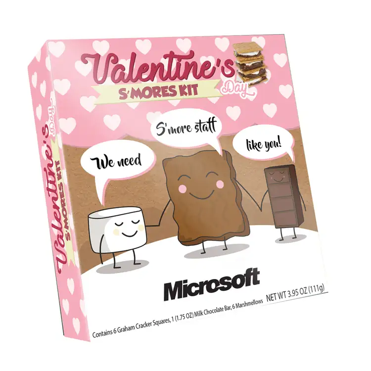 Make Your Own 3 S’mores Kit - Valentine’s Day
