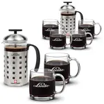 Swiss Force 20 oz Coffee Press and Nordic Mug Set