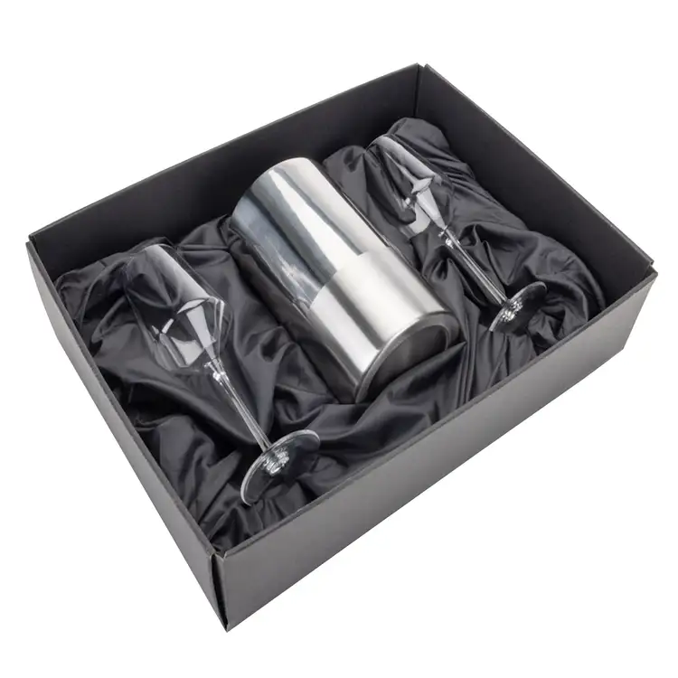 Ensemble refroidisseur à vin Catania et 2 verres Germain 15 oz de Swiss Force #2